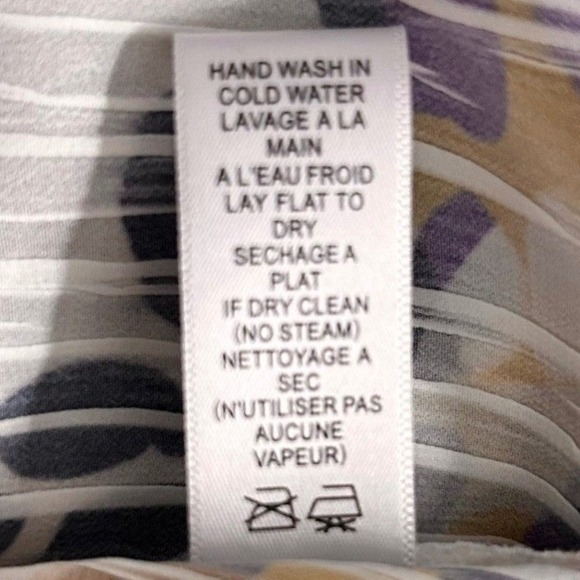 Komarov Button Up Blouse Yellow‎ XL - Picture 11 of 13